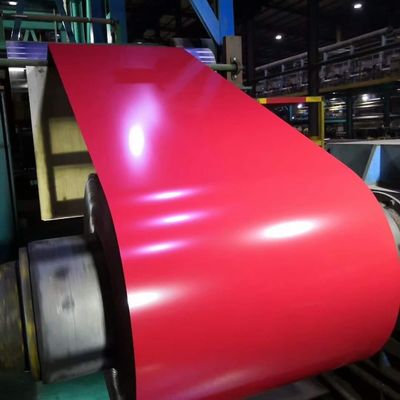 Rode kleur PPGI PPGL DX51D Voorgeschilderde gegalvaniseerde ijzer spoel