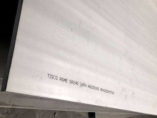 347H roestvrijstalen platen hittebestendig 4,8 mm tot 101,6 mm