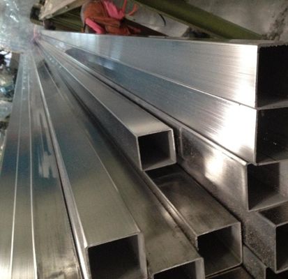 ASTM A312 201 Gespannen SS Vierkante Pipe HL Oppervlakte 6m Lengte