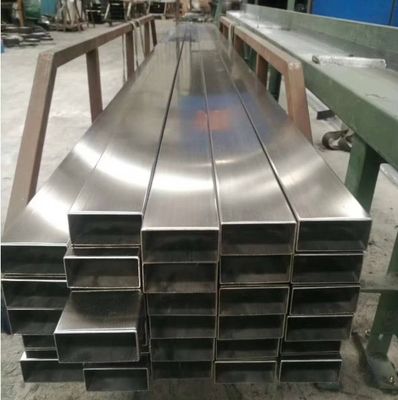 Rechthoekige vorm 201 roestvrijstalen buis 50 x 100 x 1,5 mm