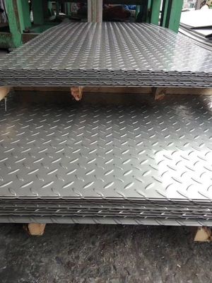 304 roestvrij staal platen vloer Diamant 0,125 &quot;tot 0,5&quot;