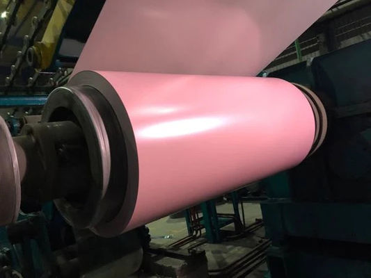 Roze kleur PPGI PPGL Voorgeverfde stalen spoel DC03 0,12-2 mm